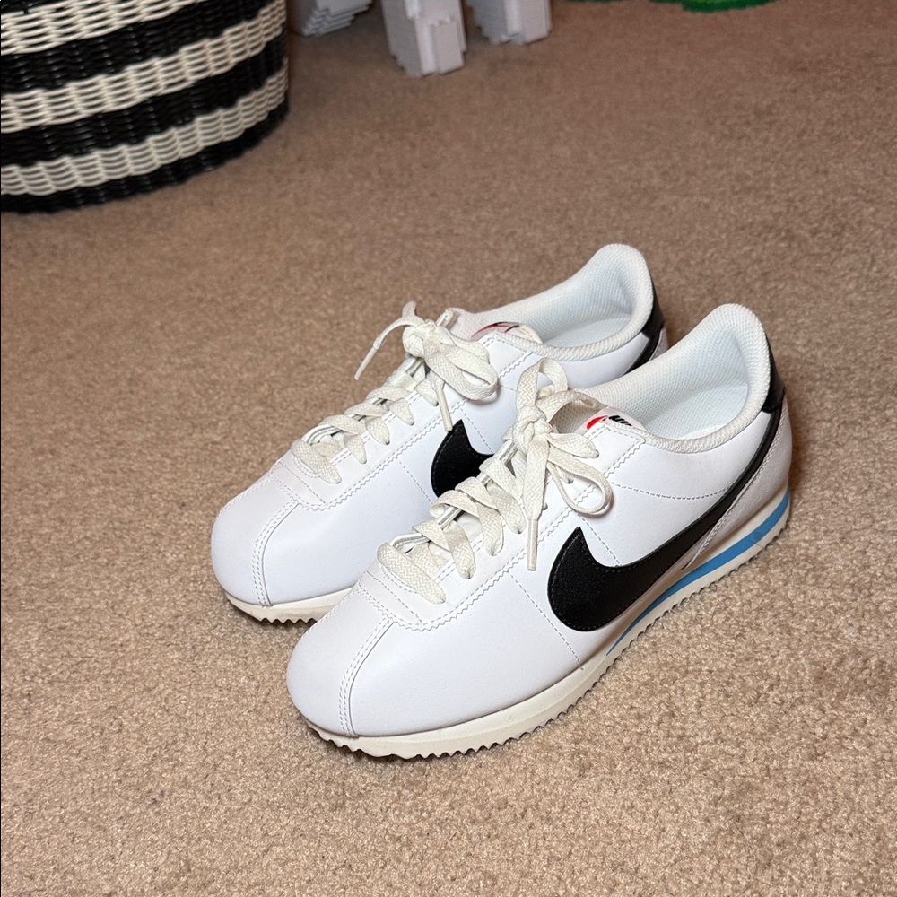 Nike Cortez in White Leather